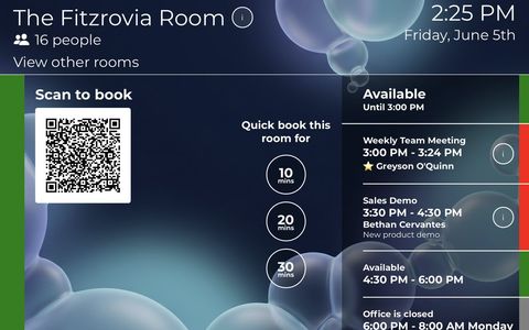 Showcase theme display — Free · Bubbles