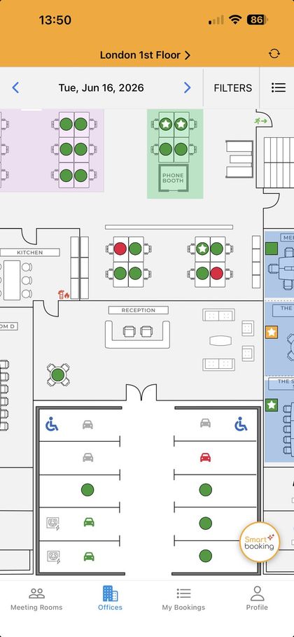 Office floor plan